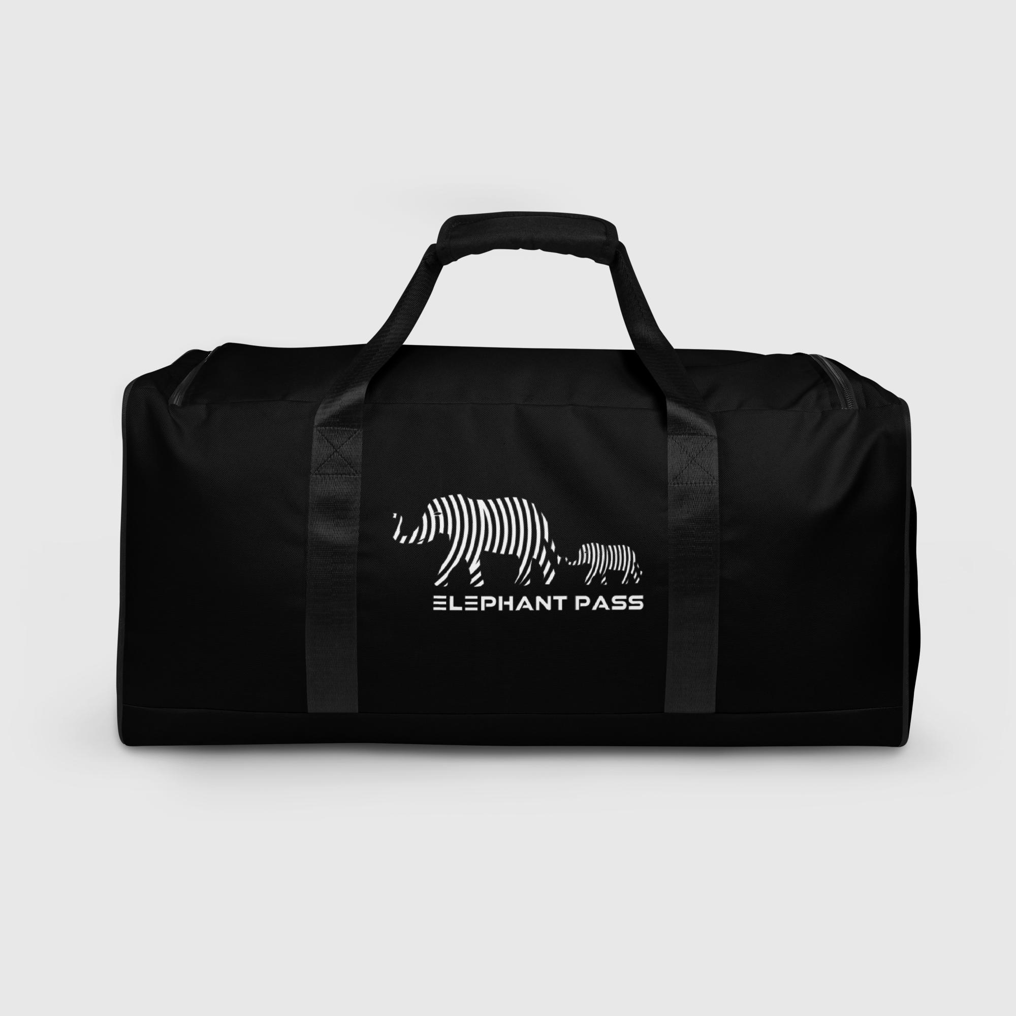 EMILY - Borsone stampa elefante con strisce di zebra