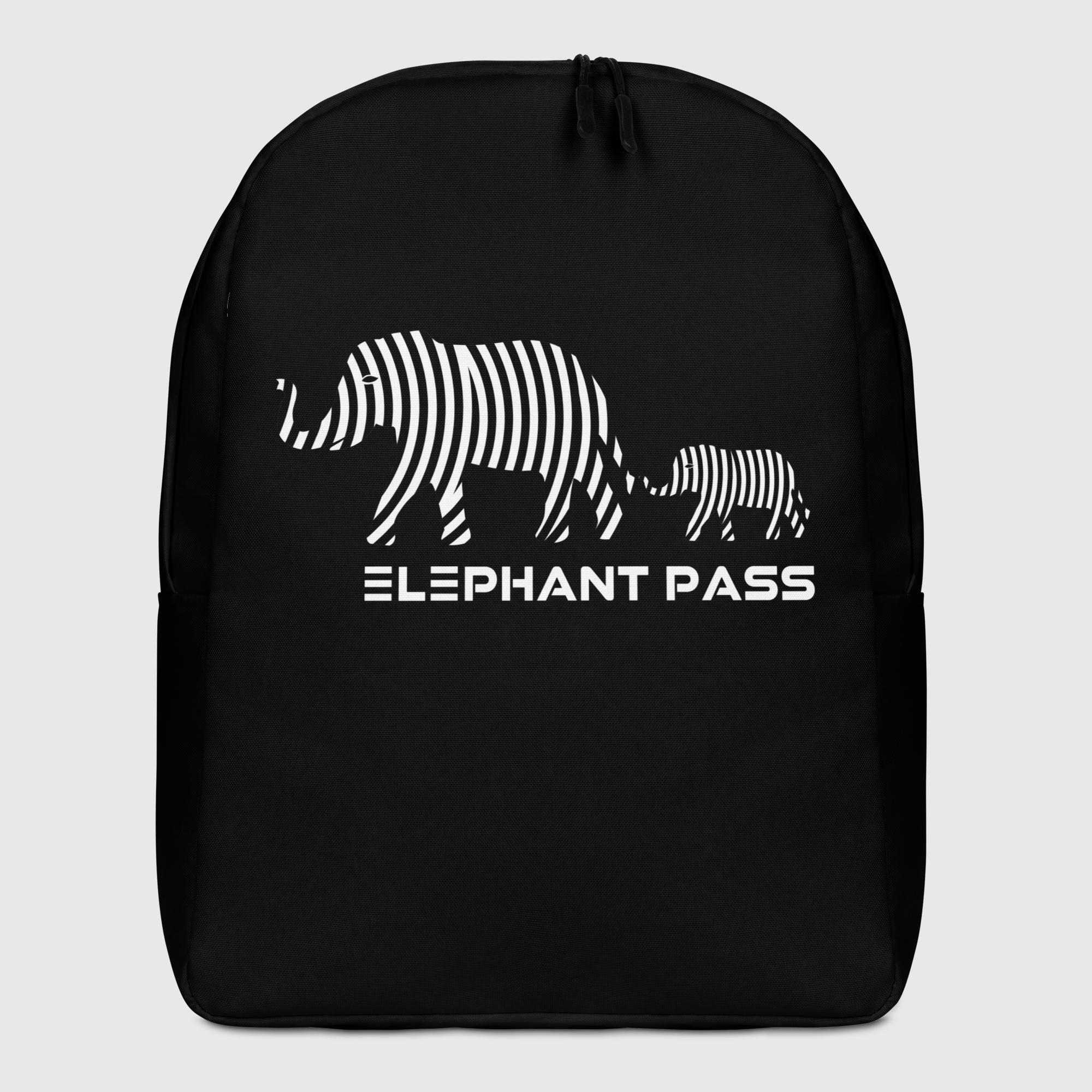 EMILY - Zaino stampa elefante con strisce di zebra